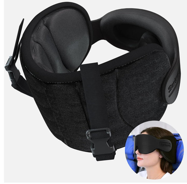 Cozy Travel Pillow with Eye Mask