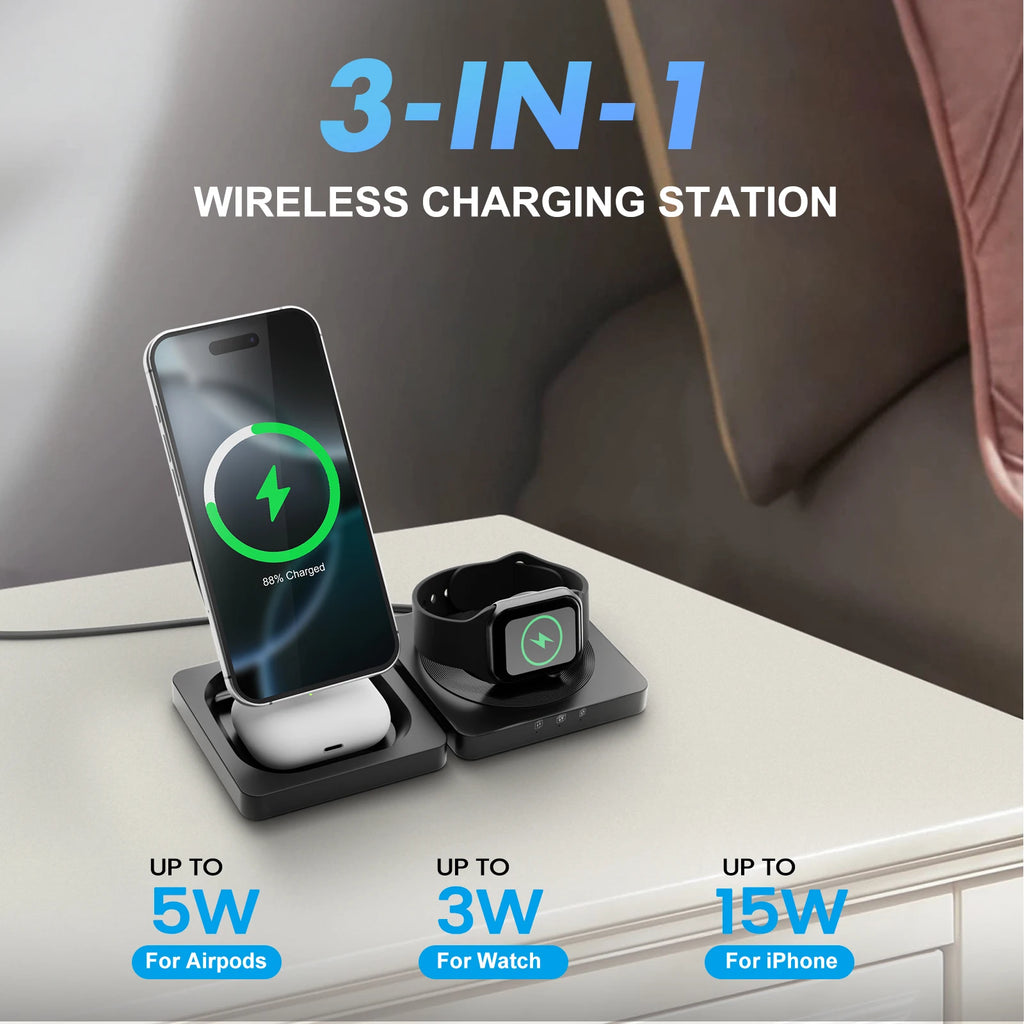 Wireless Charger 3-in-1