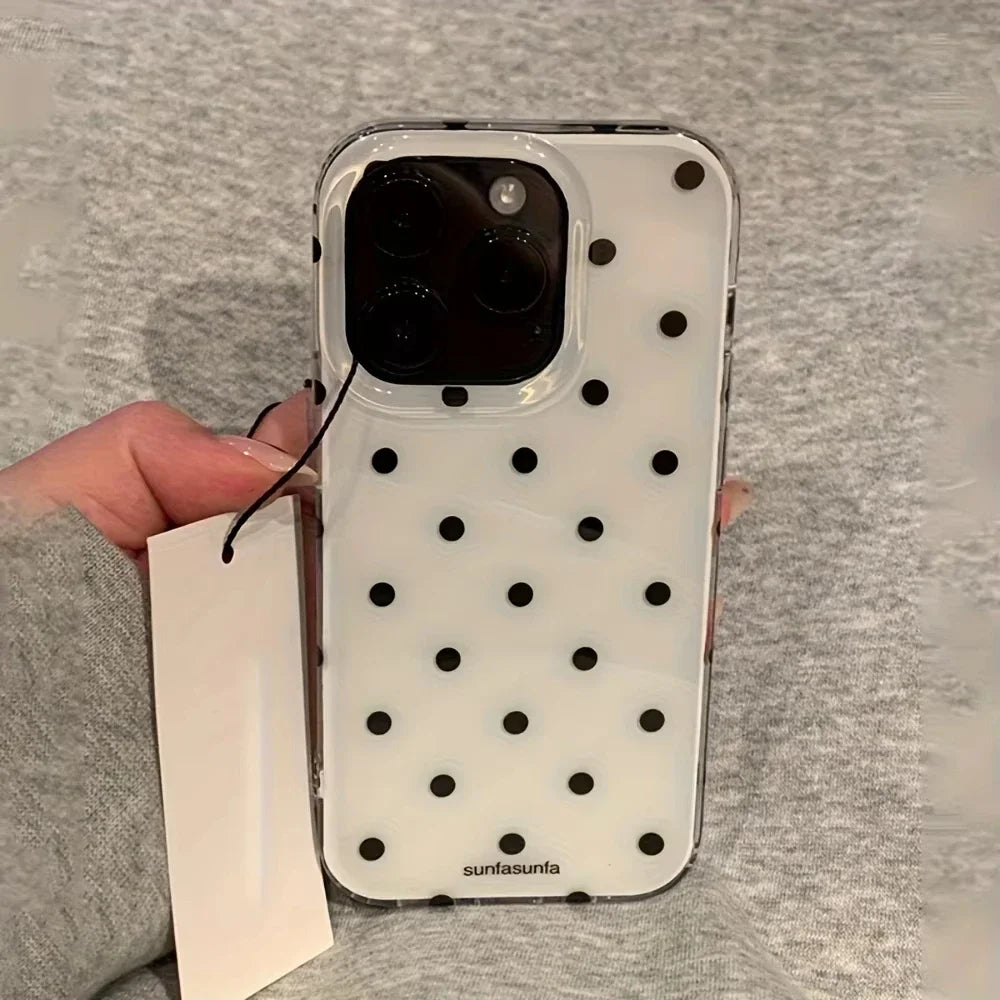 Polka Dot Phone Case For iPhone