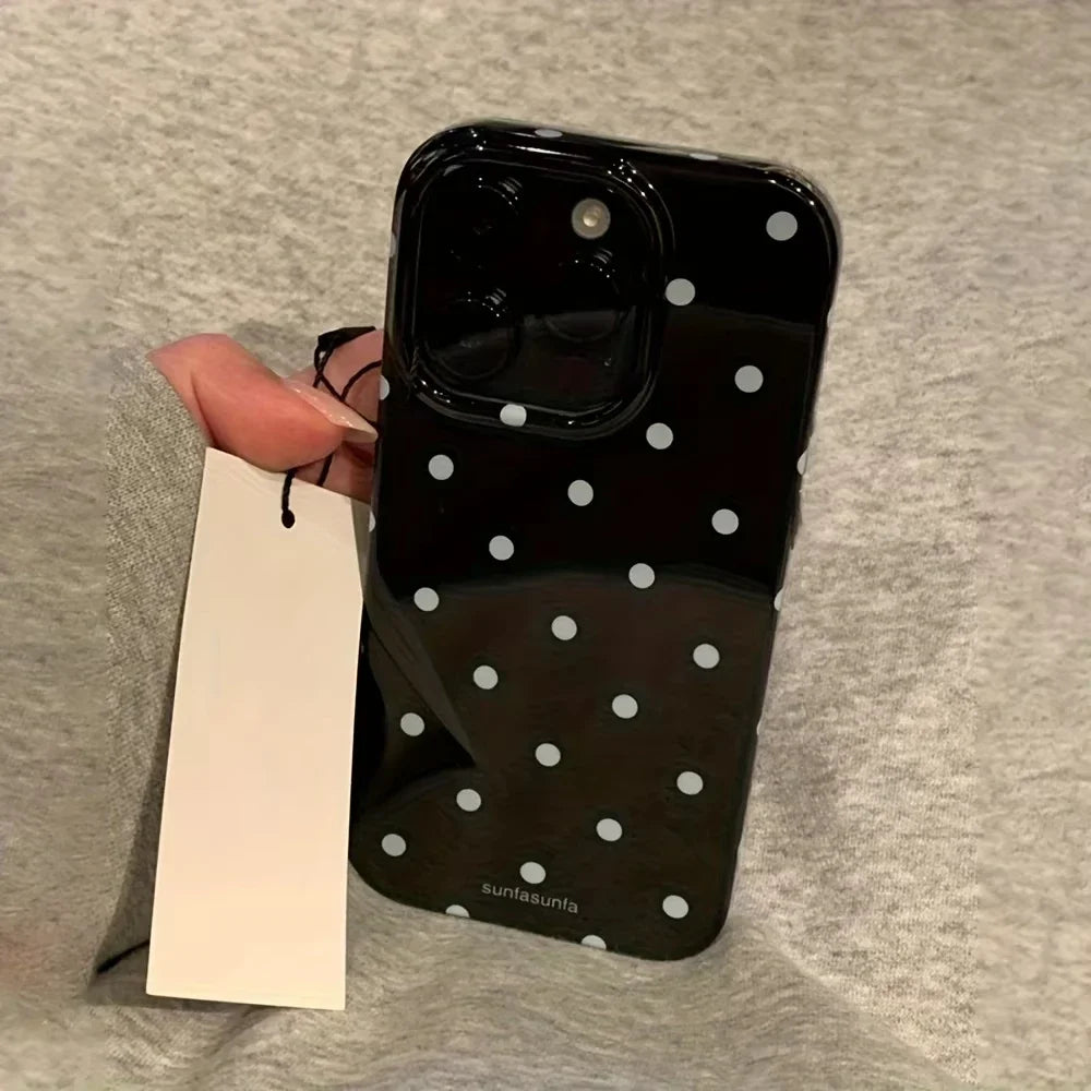 Polka Dot Phone Case For iPhone