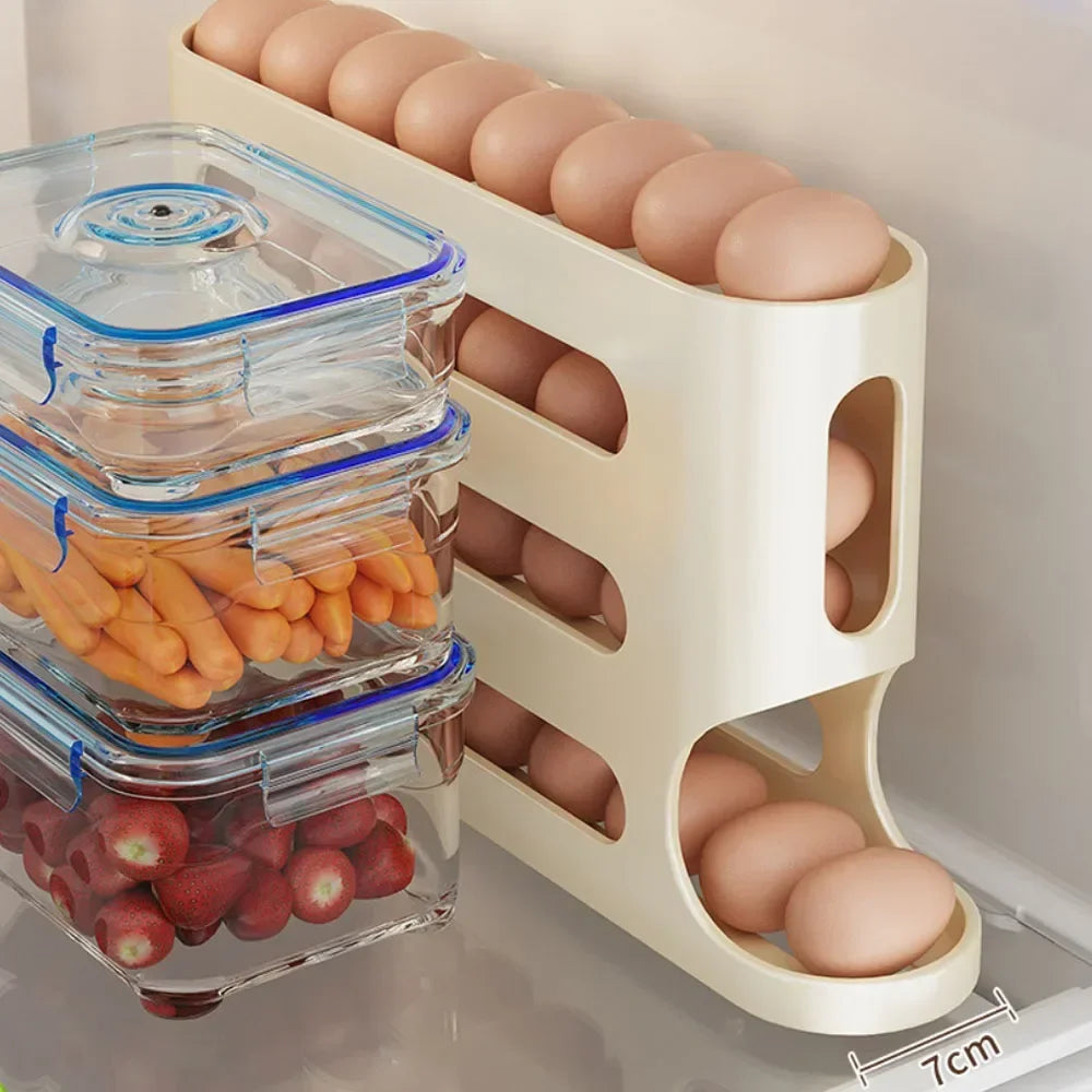 Rack Fridge Egg Storage Box 4 Layers