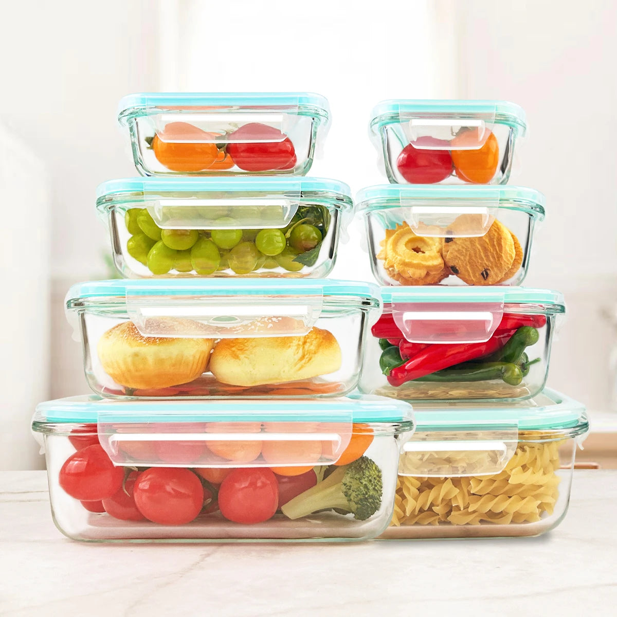 Lunch Box Leakproof Airtight Microwave