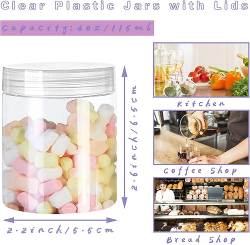 Containers for Candy 20 Pack 4oz