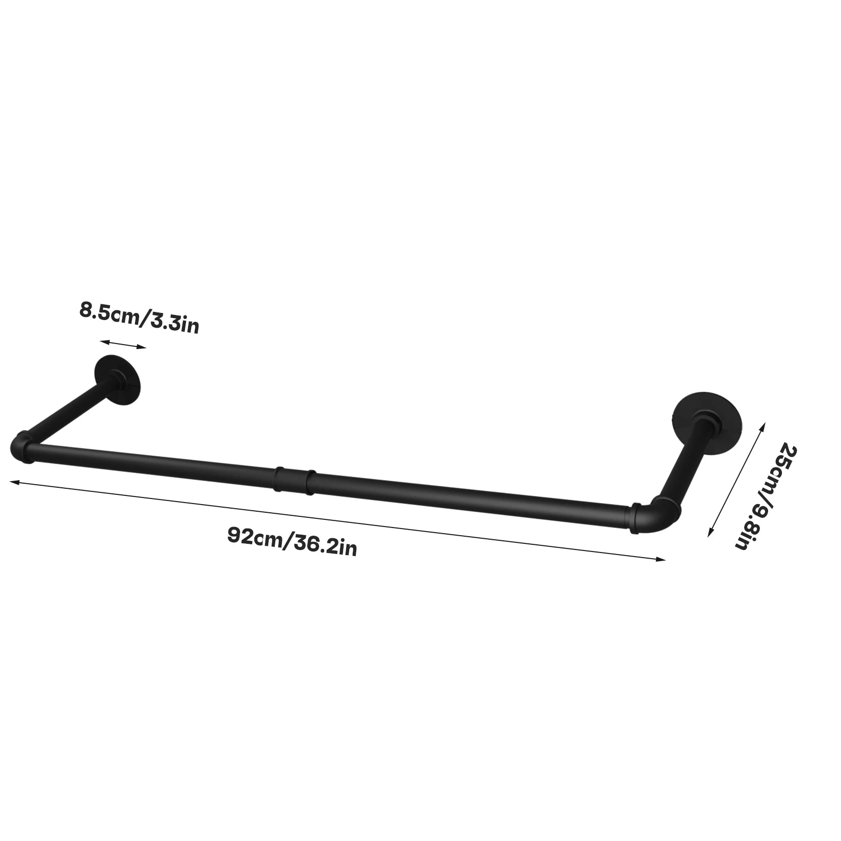 Clothes Rail Rack Wall
