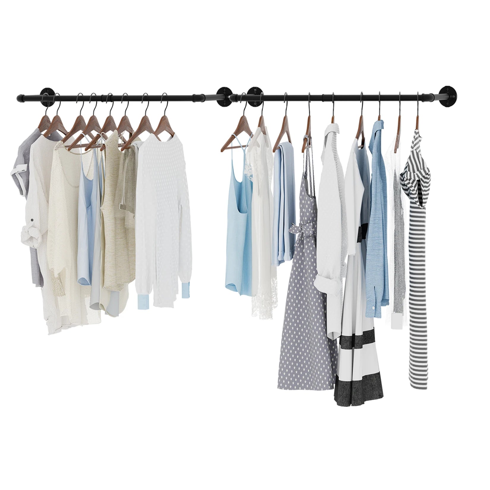 Clothes Rail Rack Wall