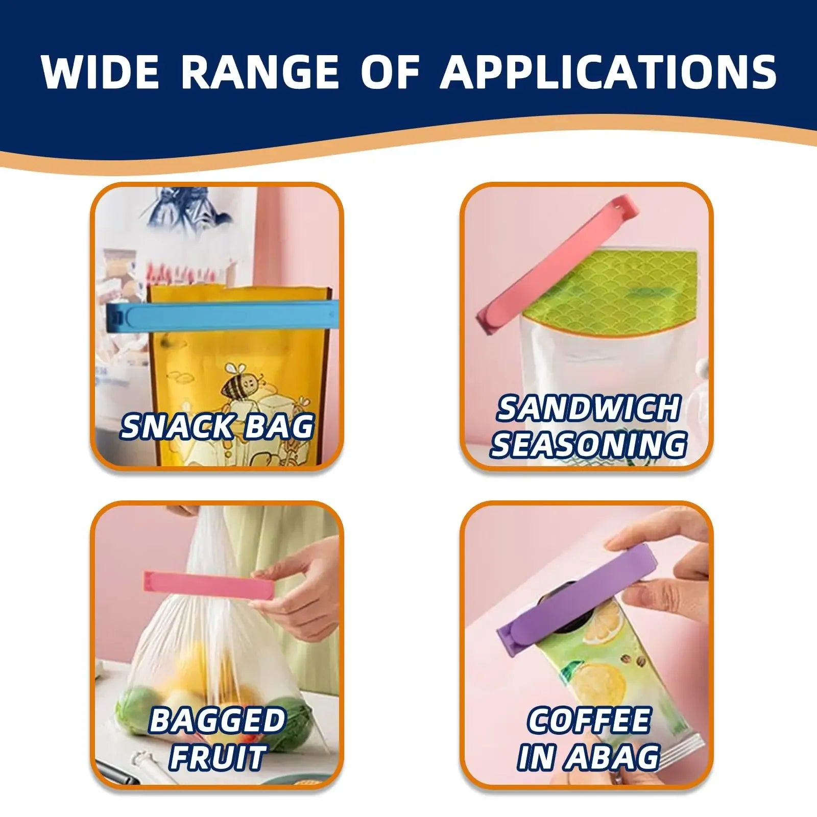 Food Bag Clips Reusable