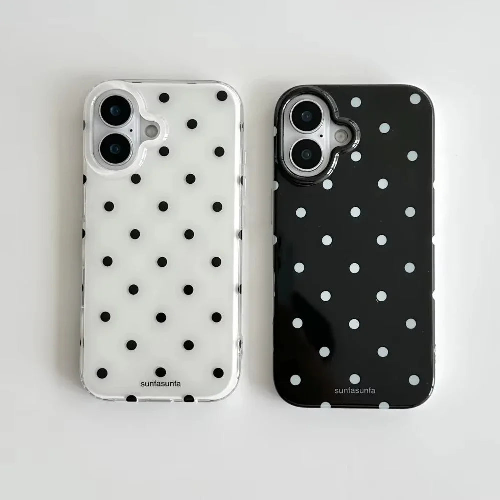Polka Dot Phone Case For iPhone