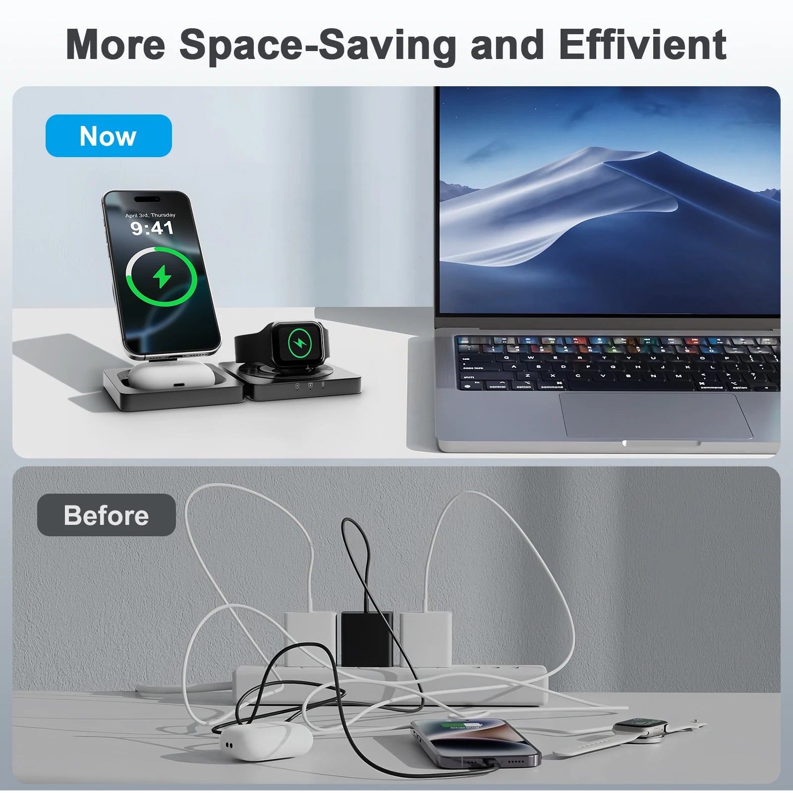 Wireless Charger 3-in-1