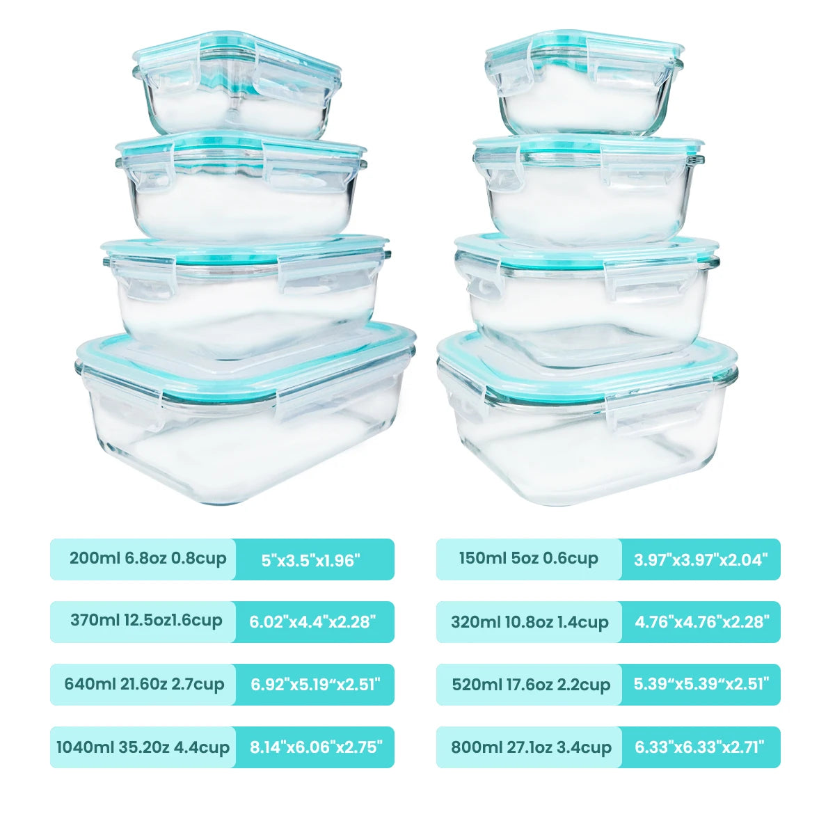 Lunch Box Leakproof Airtight Microwave
